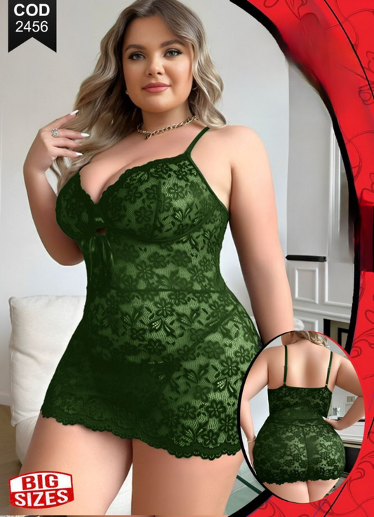 2456 لانجرى شيفون بيج سايز كود