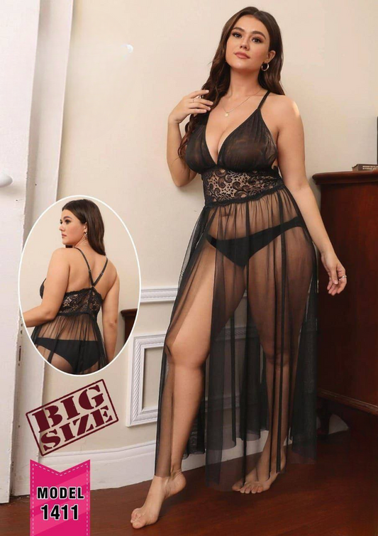 1411 لانجرى شيفون بيج سايز كود