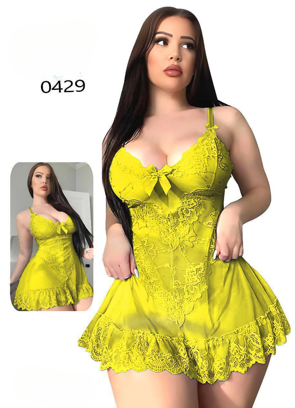 150 lingerie chiffon big size code