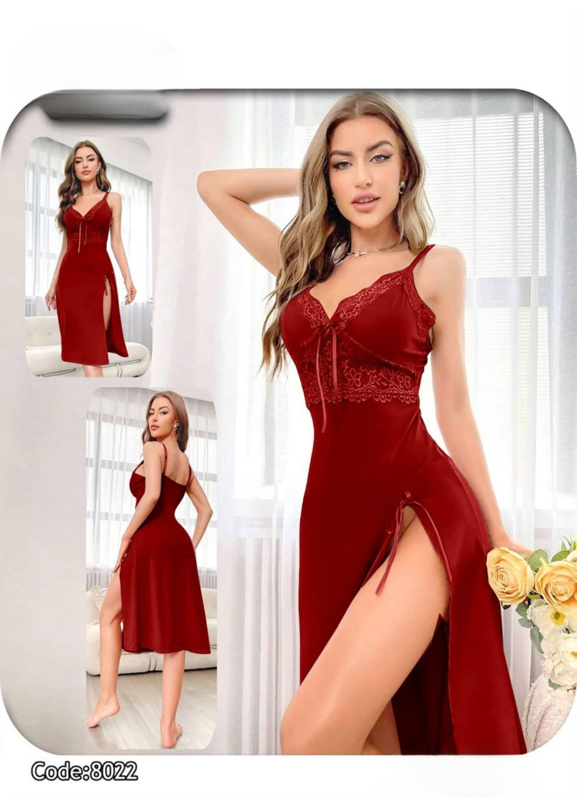 8022 لانجرى شيفون فري سايز كود
