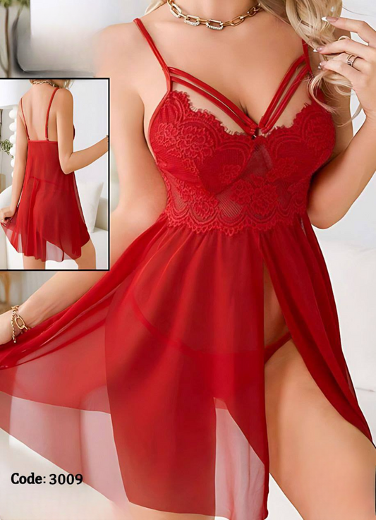 3009 لانجرى شيفون فري سايز كود