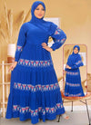 M S Y من  S100 فستان محجبات ازرق