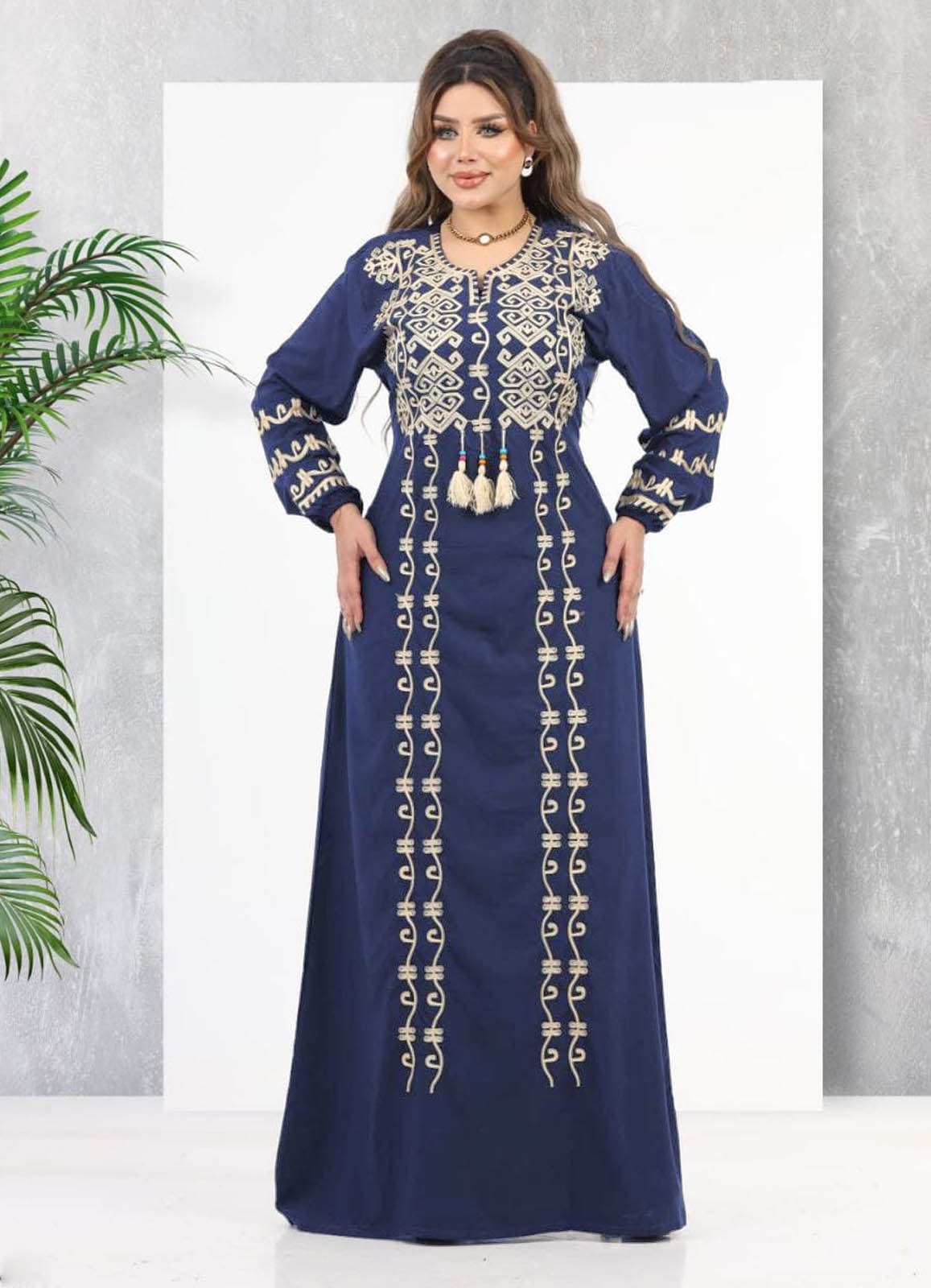 A1036 عبايه استقبال قطن  كود