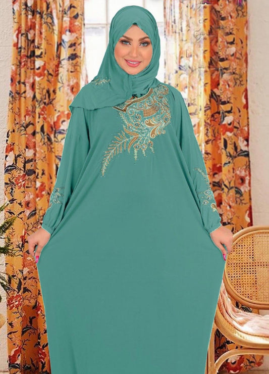 M S Y اسدال محجبات 022 تركواز من