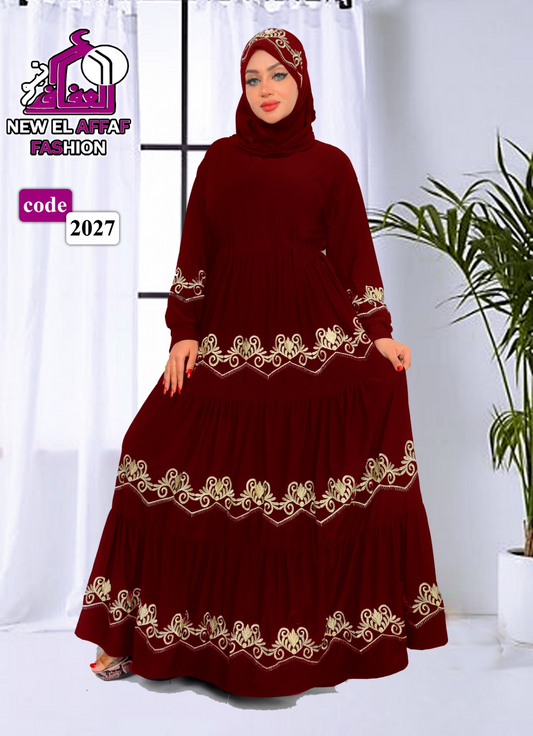 فستان محجبات 8001 نبيتي من لبسي