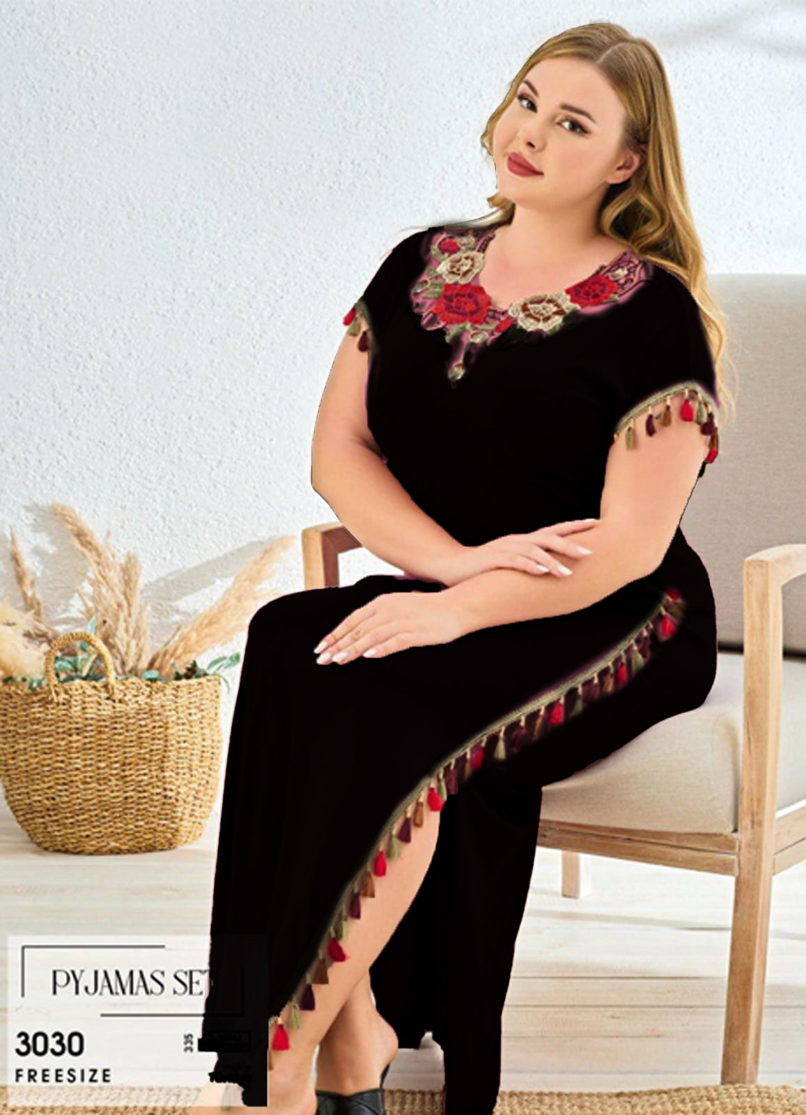 عبايه منزلي تركي صيفي 3029