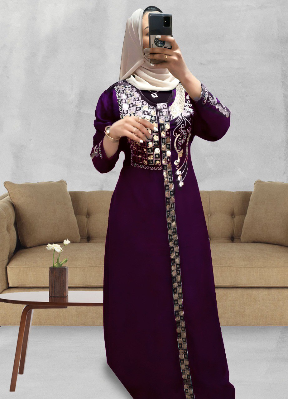 عباية بيتي شتوي قطيفة 6051