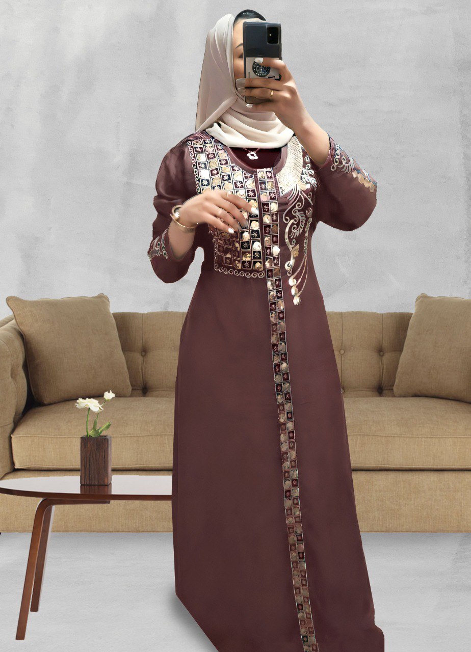 عباية بيتي شتوي قطيفة 6051