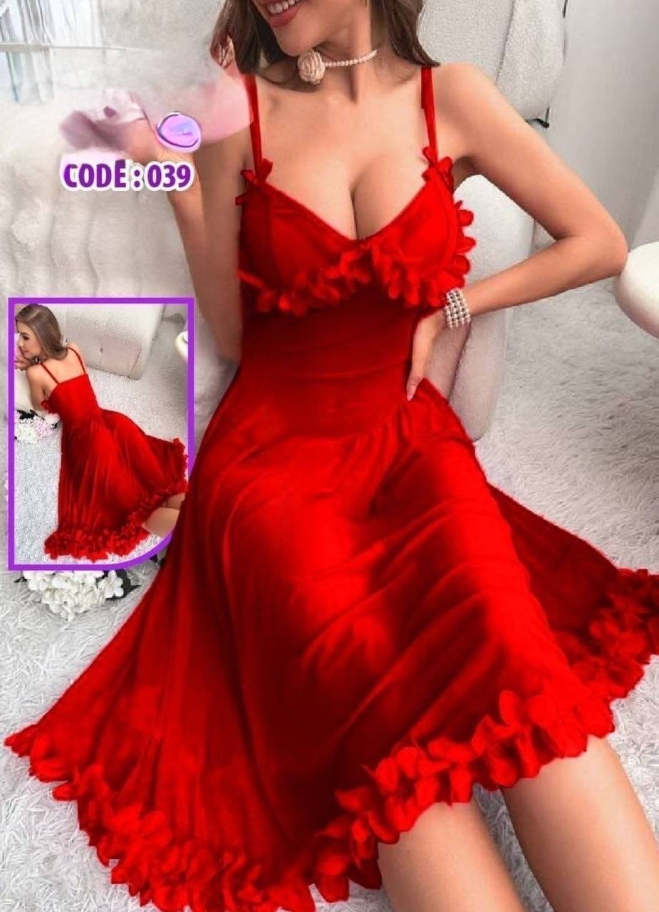 لانجرى عرائسي شيفون فري سايز كود  039