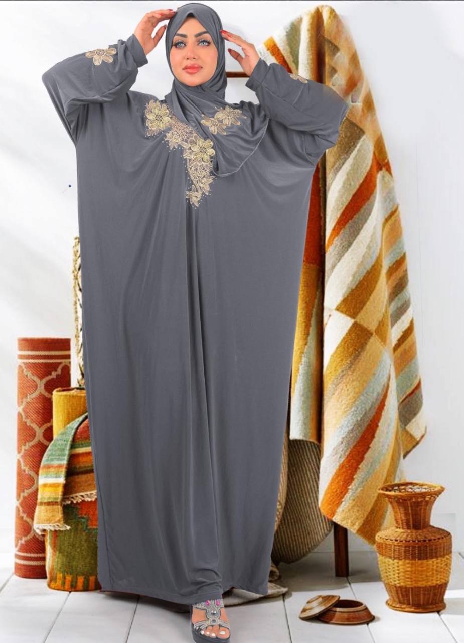 M S Y  اسدال محجبات رمادي 8028 من