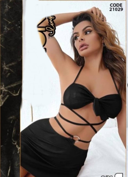 21029 لانجرى تركى شيفون فري سايز