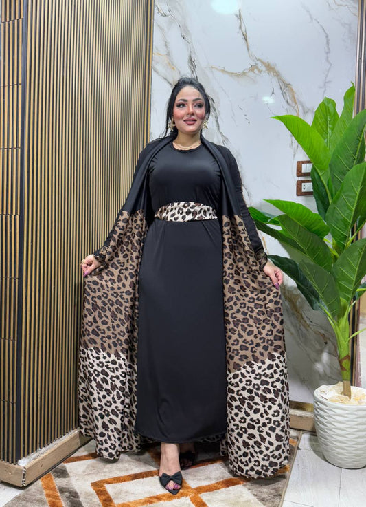 عبايه شيفون تيجر استر تلبس فيزرنً كود 1151