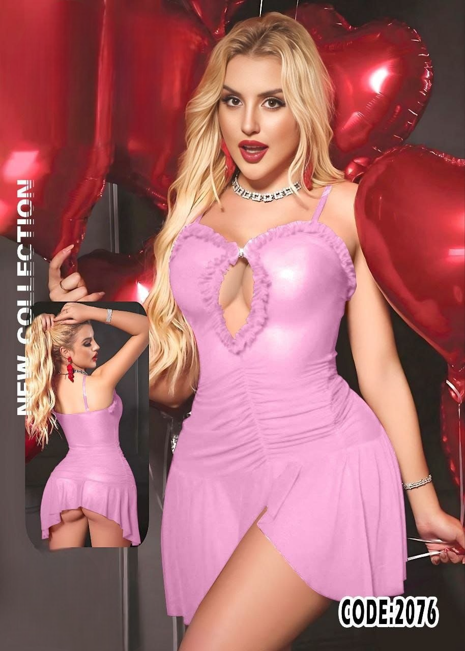 2076 لانجرى شيفون فري سايز كود