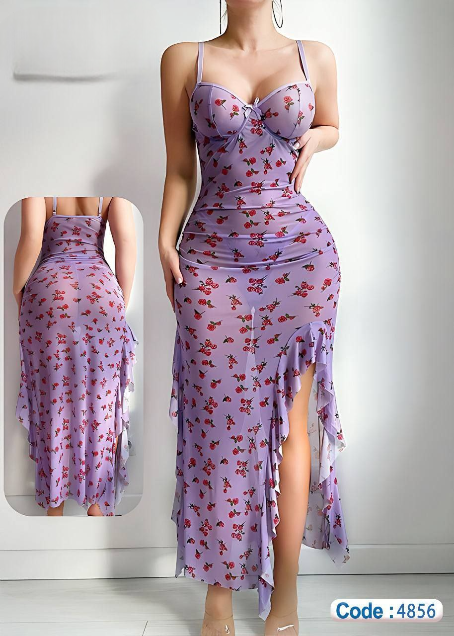 لانجرى شيفون فري سايز كود  4856