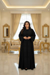 عباية خليجي حرير خروج حريمى كود 530