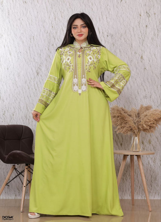 A1095 عباية استقبال قطن  كود