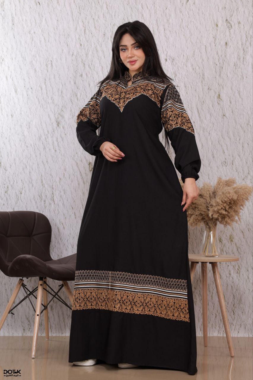 A1094 عباية استقبال قطن  كود