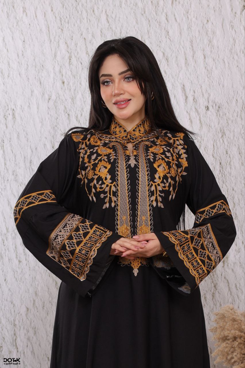 A1095 عباية استقبال قطن  كود