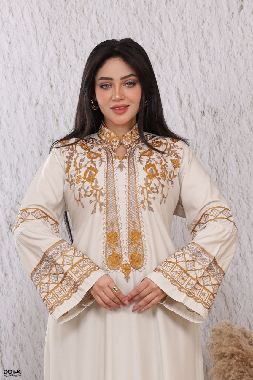 A1095 عباية استقبال قطن  كود