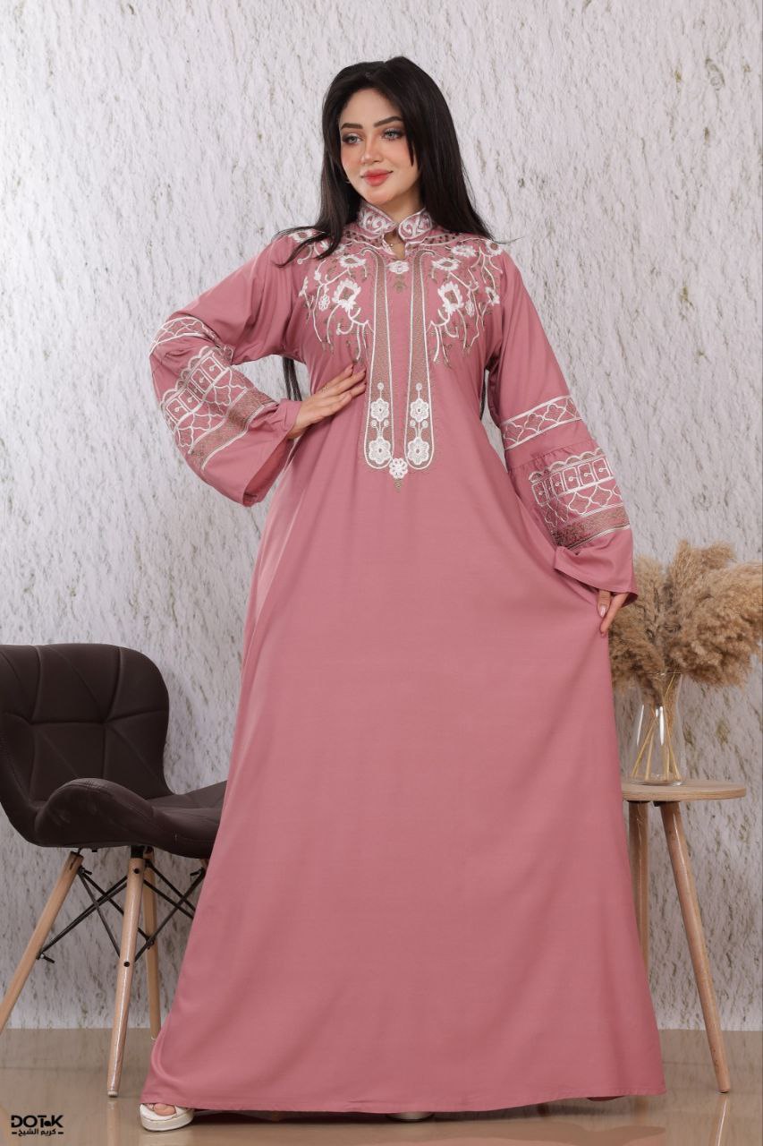 A1095 عباية استقبال قطن  كود