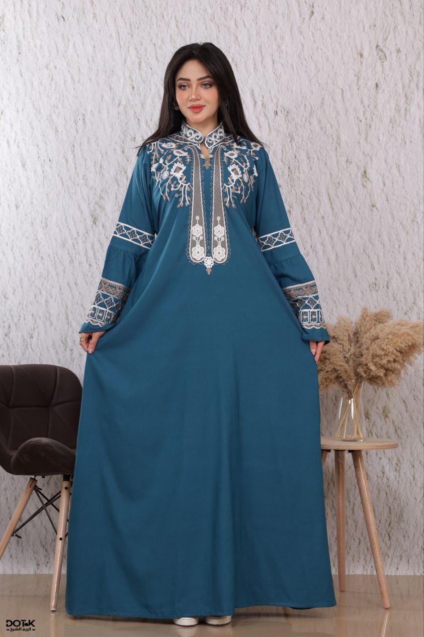 A1095 عباية استقبال قطن  كود