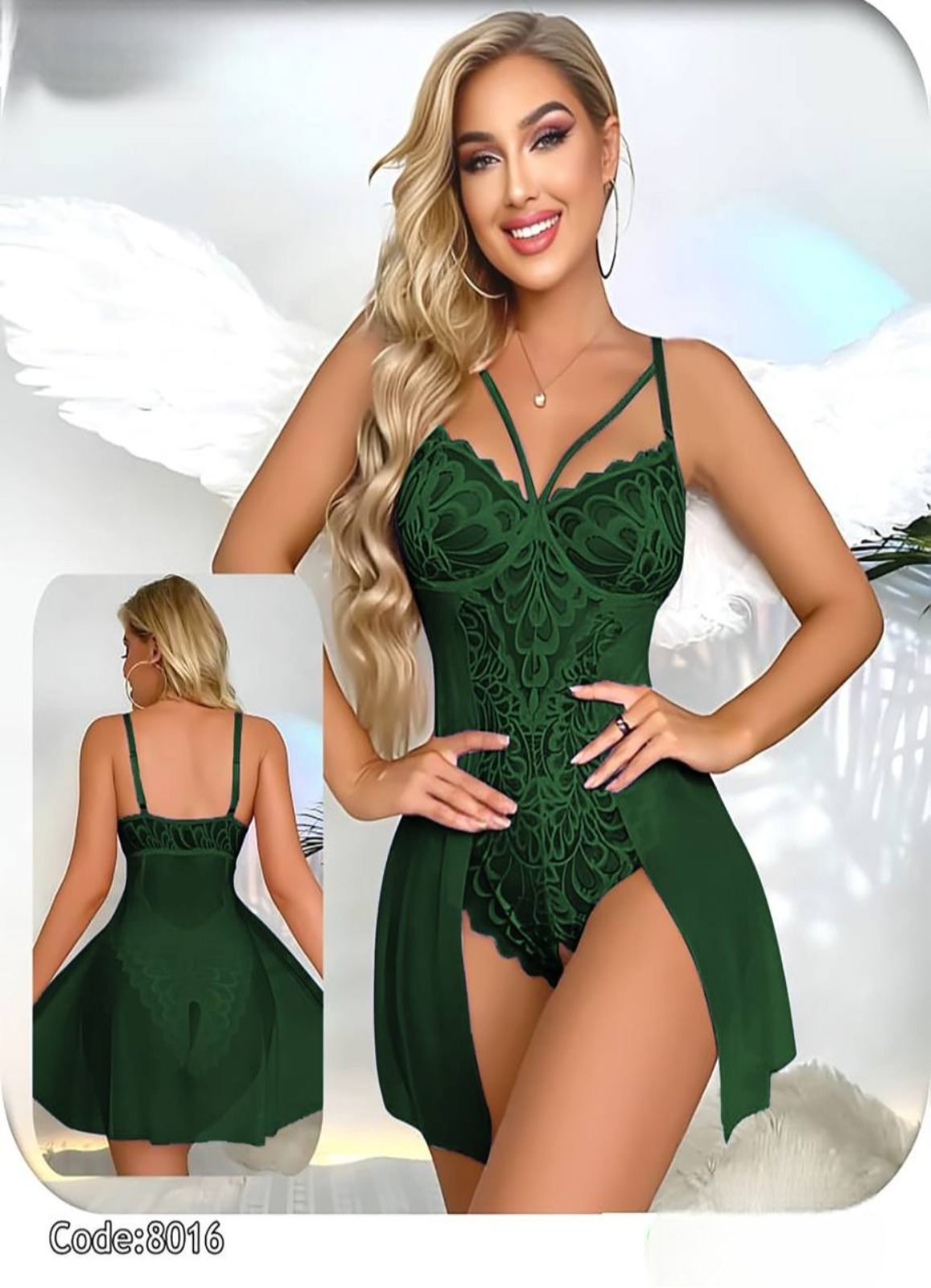 لانجرى شيفون فري سايز كود 8016