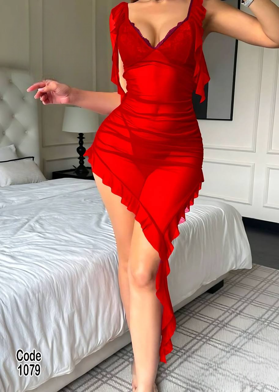 لانجرى شيفون فري سايز كود 1079