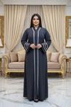 عبايه خليجي تطريز كمبيوتر  حريمى كود 200
