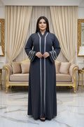 عبايه خليجي تطريز كمبيوتر  حريمى كود 200