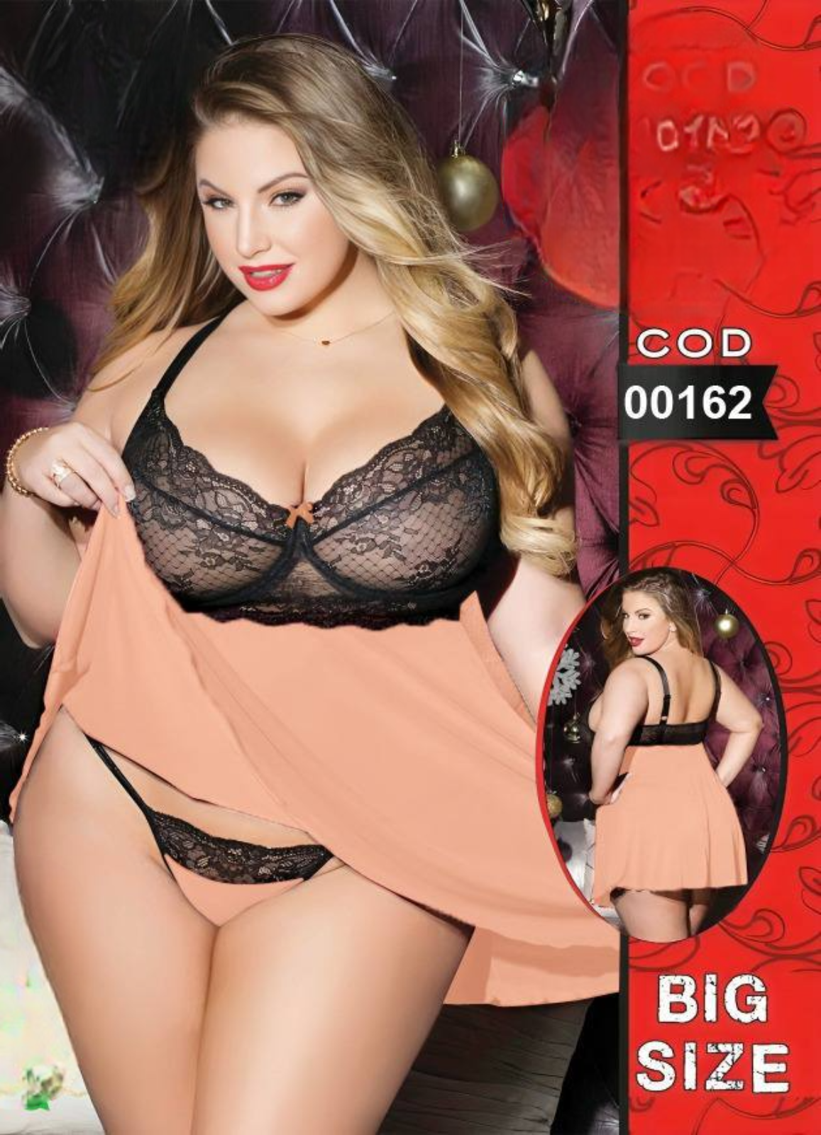 00162 لانجرى شيفون بيج سايز كود