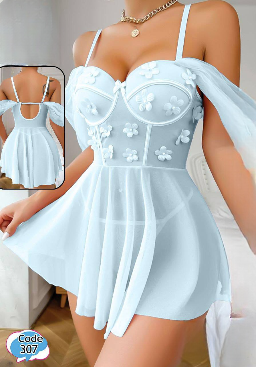 307 لانجرى شيفون فري سايز كود