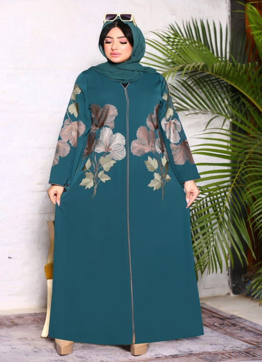 عباية خليجي حرير خروج حريمى كود 002