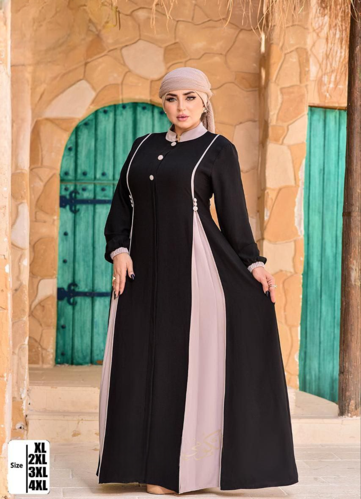 عباية خليجي حرير خروج حريمى كود 133