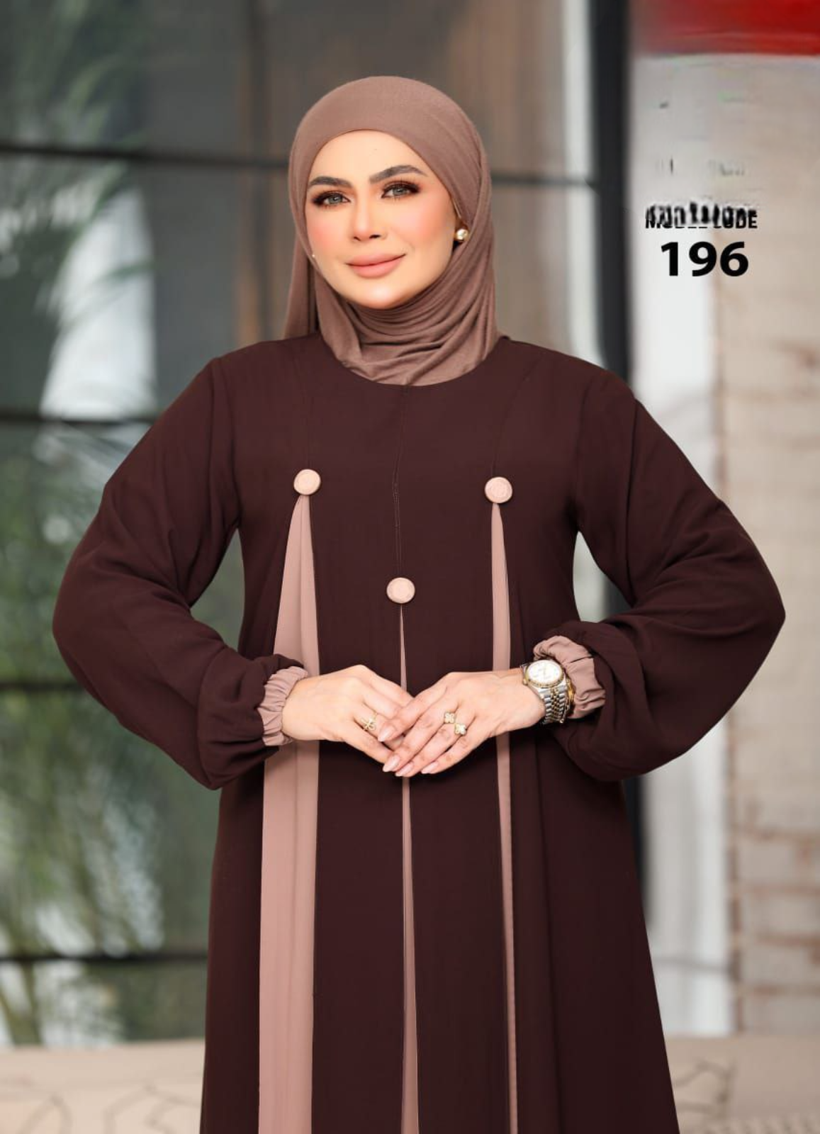 عباية خليجي حرير خروج حريمى كود 196