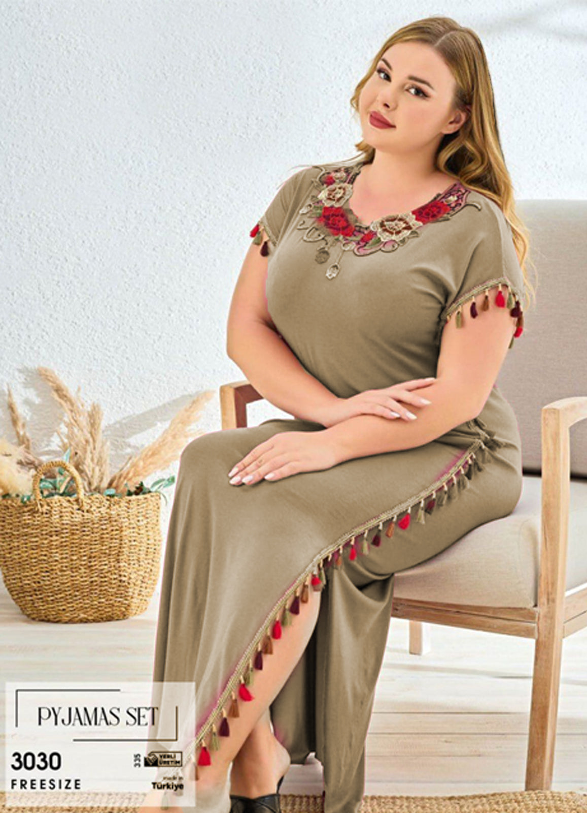 عبايه منزلي تركي صيفي 3029