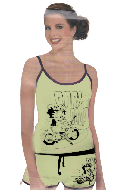 طقم داخلي هوت شورت 7040