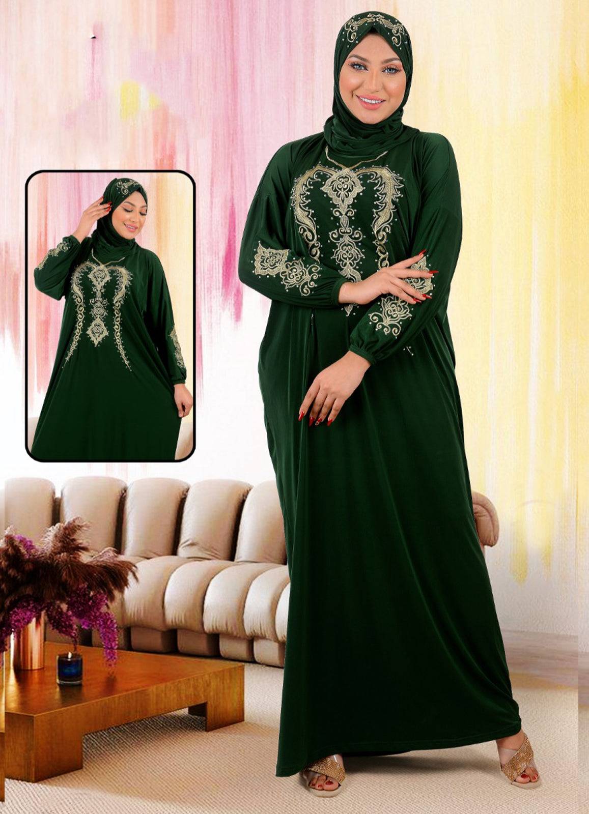 اسدال راقي من لبسي كود 0023 اخضر
