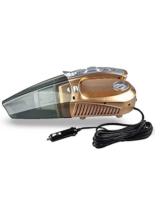 كود 4004 (مكنسة - كشاف LED - منفاخ إطارات السيارة - ساعة لقياس ضغط هواء الإطارات) جهاز AGC