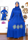 فستان محجبات 301 ازرق من لبسي
