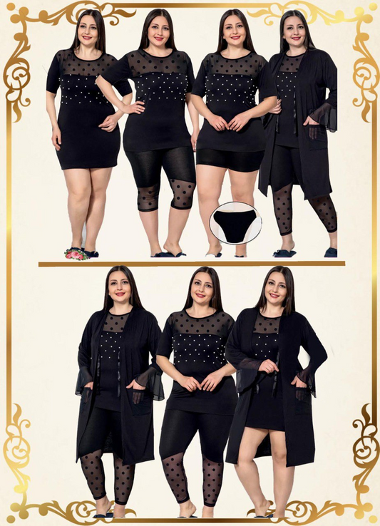 ملابس بيجامة 7 قطع 2684 من لبسي