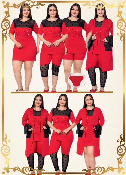 ملابس بيجامة 7 قطع 2685 من لبسي