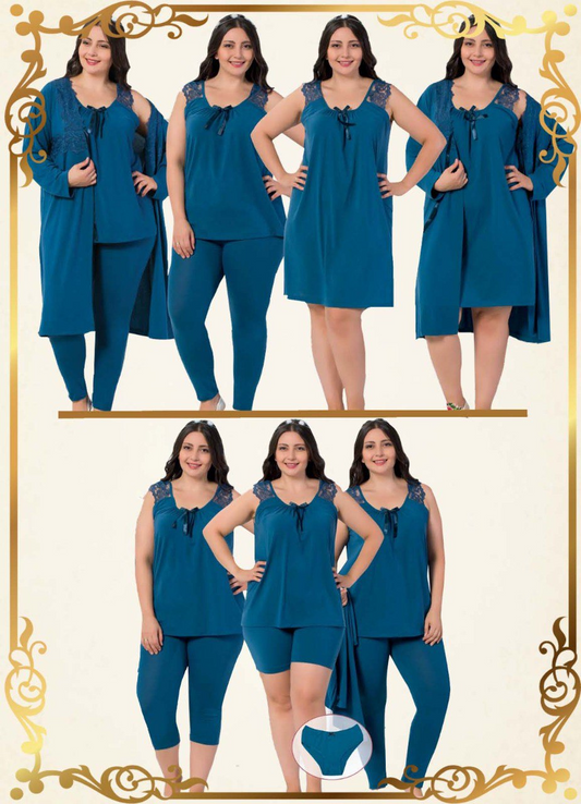 ملابس بيجامة 7 قطع 2514 من لبسي