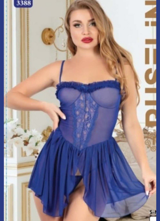 3388 بيبي دول تركي شيفون من لبسي