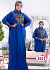 اسدال محجبات 2001 ازرق من لبسي