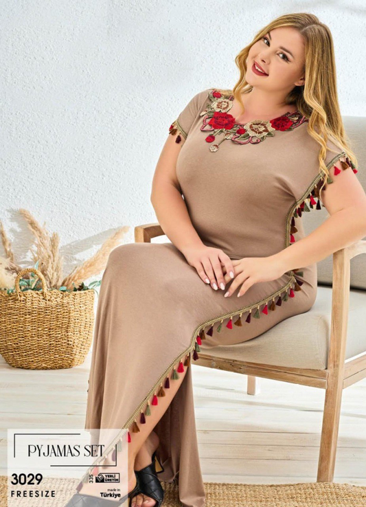 عبايه منزلي تركي صيفي 3029