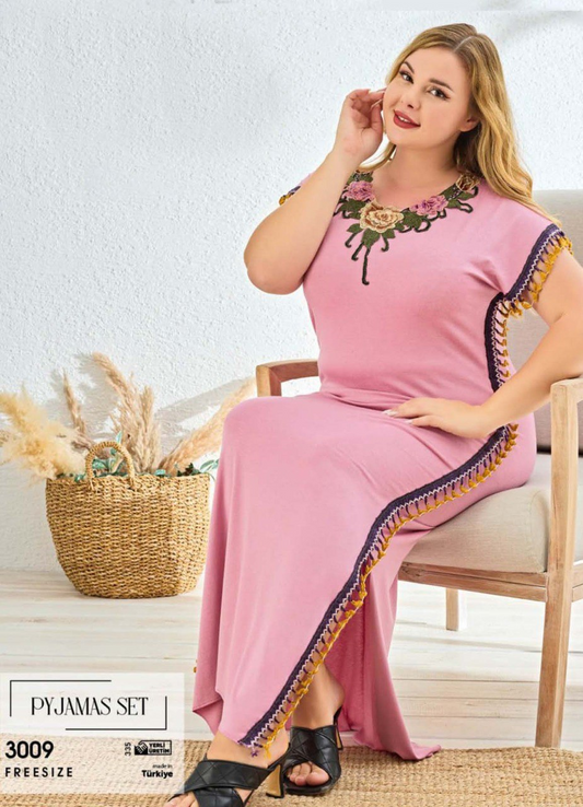 عبايه منزلي تركي صيفي 3009 من لبسي