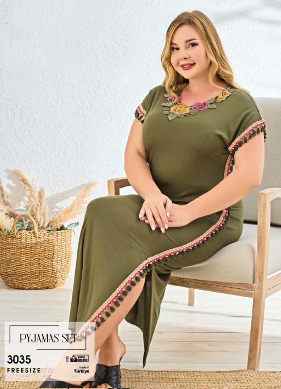 عبايه منزلي تركي صيفي 3035 من لبسي