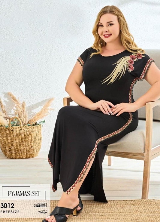 عبايه منزلي فري سايز  تركي صيفي 3012 من لبسي