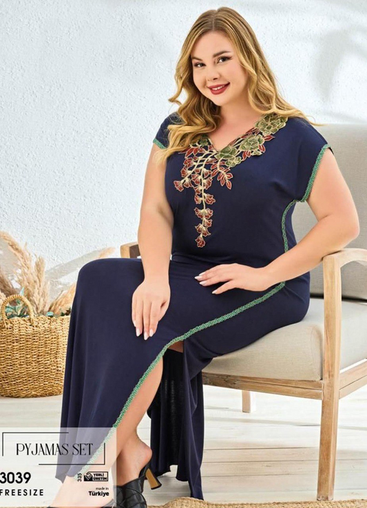 عبايه منزلي فري سايز  تركي صيفي 3039 من لبسي