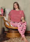 بيجامة فوشيا 2 قطعة 5838 من لبسي